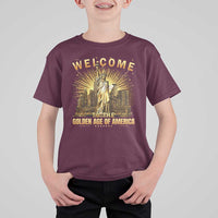 America's Golden Age Statue Of Liberty T Shirt For Kid