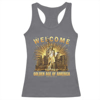 America's Golden Age Statue Of Liberty Racerback Tank Top