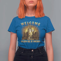 America's Golden Age Statue Of Liberty T Shirt For Women