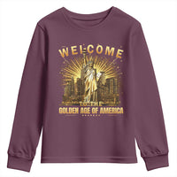 America's Golden Age Statue Of Liberty Youth Sweatshirt
