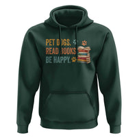 Retro Dog Book Lovers Hoodie Bookish Dog Mom Gift