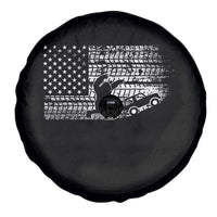 Bigfoot Offroad Car Spare Tire Cover Retro Sasquatch 4x4 UTV ATV Funny American Flag