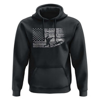 Bigfoot Offroad Car Hoodie Retro Sasquatch 4x4 UTV ATV Funny American Flag