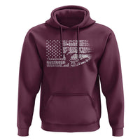 Bigfoot Offroad Car Hoodie Retro Sasquatch 4x4 UTV ATV Funny American Flag