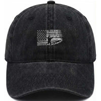 Bigfoot Offroad Car Washed Cotton Baseball Cap Retro Sasquatch 4x4 UTV ATV Funny American Flag