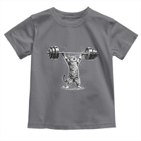 Funny Cat Gym Toddler T Shirt Weightlifting Workout