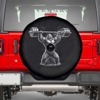 Funny Gym Bigfoot Spare Tire Cover Weightlifting Workout