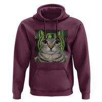 Watermelon Cat Silly Cat Meme Hoodie