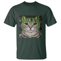 Watermelon Cat Silly Cat Meme T Shirt