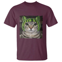 Watermelon Cat Silly Cat Meme T Shirt