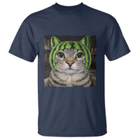 Watermelon Cat Silly Cat Meme T Shirt