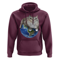 Earth Cat Silly Cat Meme Hoodie