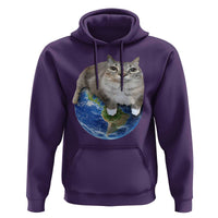 Earth Cat Silly Cat Meme Hoodie