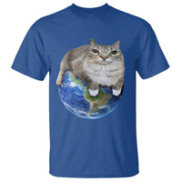 Earth Cat Silly Cat Meme T Shirt