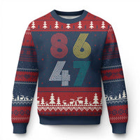 Retro 8647 Ugly Christmas Sweater Classic Retro Vintage 80s Subtle FDT - Wonder Print Shop