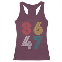 Retro 8647 Racerback Tank Top Classic Retro Vintage 80s Subtle FDT - Wonder Print Shop