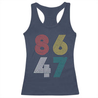 Retro 8647 Racerback Tank Top Classic Retro Vintage 80s Subtle FDT - Wonder Print Shop