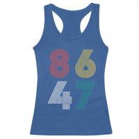 Retro 8647 Racerback Tank Top Classic Retro Vintage 80s Subtle FDT - Wonder Print Shop