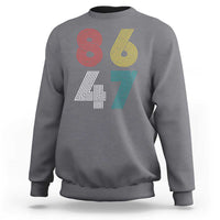 Retro 8647 Sweatshirt Classic Retro Vintage 80s Subtle FDT - Wonder Print Shop