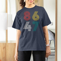 Retro 8647 T Shirt For Women Classic Retro Vintage 80s Subtle FDT - Wonder Print Shop