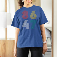 Retro 8647 T Shirt For Women Classic Retro Vintage 80s Subtle FDT - Wonder Print Shop