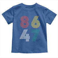 Retro 8647 Toddler T Shirt Classic Retro Vintage 80s Subtle FDT - Wonder Print Shop