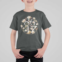 Retro 8647 T Shirt For Kid Subtle FDT Wild Flower Aesthetic - Wonder Print Shop