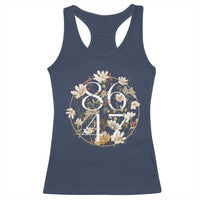 Retro 8647 Racerback Tank Top Subtle FDT Wild Flower Aesthetic - Wonder Print Shop