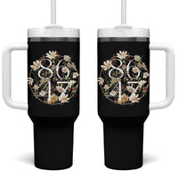 Retro 8647 Tumbler With Handle Subtle FDT Wild Flower Aesthetic - Wonder Print Shop