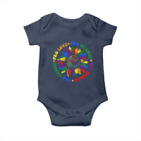 Pro Choice Women Rights Baby Onesie Equal Rights Multicolored Flowers - Wonder Print Shop