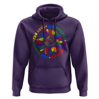 Pro Choice Women Rights Hoodie Equal Rights Multicolored Flowers - Wonder Print Shop