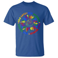 Pro Choice Women Rights T Shirt Equal Rights Multicolored Flowers - Wonder Print Shop