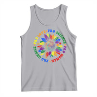 Pro Choice Women Rights Tank Top Equal Rights Multicolored Flowers - Wonder Print Shop