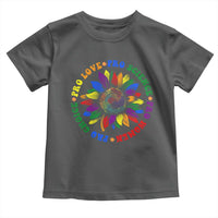 Pro Choice Women Rights Toddler T Shirt Equal Rights Multicolored Flowers - Wonder Print Shop