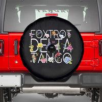 Subtle FDT Floral Spare Tire Cover Foxtrot Delta Tango Flower Resist