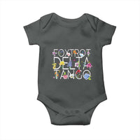 Subtle FDT Floral Baby Onesie Foxtrot Delta Tango Flower Resist