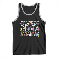 Subtle FDT Floral Tank Top Foxtrot Delta Tango Flower Resist