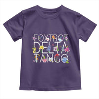 Subtle FDT Floral Toddler T Shirt Foxtrot Delta Tango Flower Resist