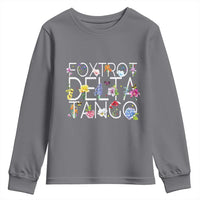 Subtle FDT Floral Youth Sweatshirt Foxtrot Delta Tango Flower Resist