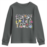 Subtle FDT Floral Youth Sweatshirt Foxtrot Delta Tango Flower Resist