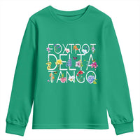 Subtle FDT Floral Youth Sweatshirt Foxtrot Delta Tango Flower Resist