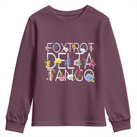 Subtle FDT Floral Youth Sweatshirt Foxtrot Delta Tango Flower Resist