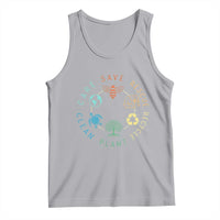 Earth Day Environment Tank Top Save Bees Rescue Animals Recycle Plastic