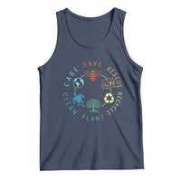 Earth Day Environment Tank Top Save Bees Rescue Animals Recycle Plastic
