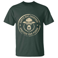 Earth Day Protect Our Parks T Shirt Vintage Retro Bear