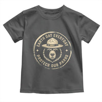 Earth Day Protect Our Parks Toddler T Shirt Vintage Retro Bear