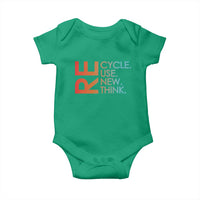 Environmental Activism Baby Onesie Recycle Reuse Renew Rethink Earth Day
