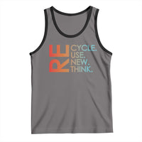 Environmental Activism Tank Top Recycle Reuse Renew Rethink Earth Day