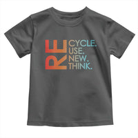 Environmental Activism Toddler T Shirt Recycle Reuse Renew Rethink Earth Day