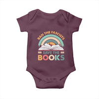 Ban The Fascists Save The Books Baby Onesie Funny Book Lovers Librarian Book Nerd